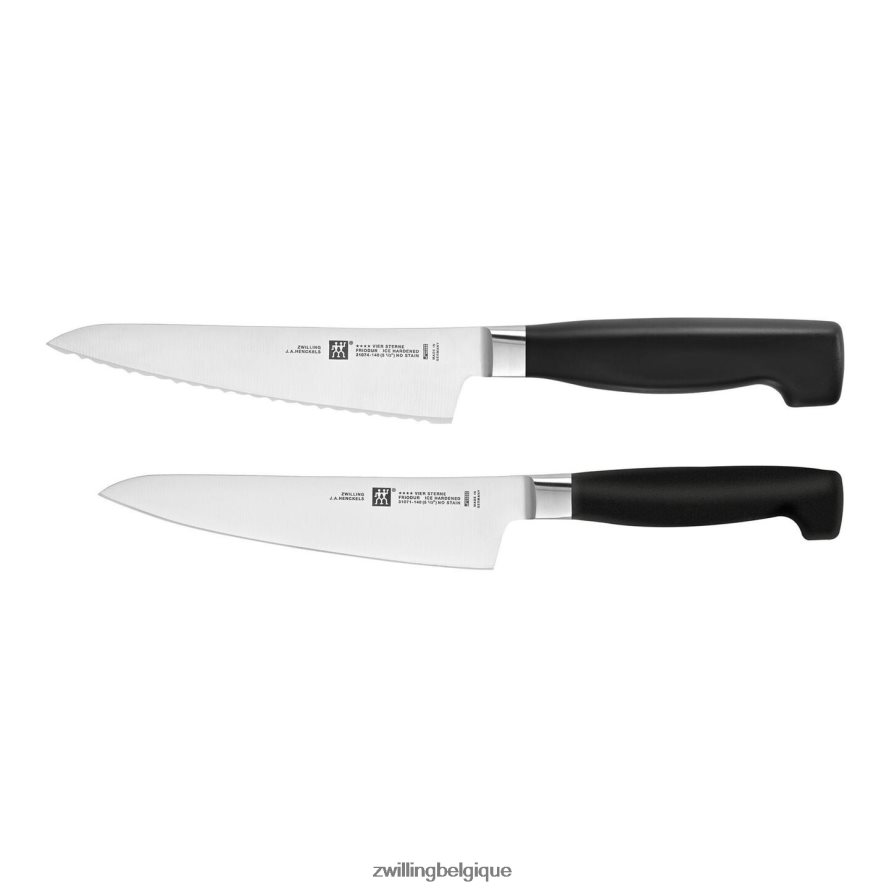 Zwilling ensemble de couteaux de préparation quatre étoiles 2 pièces coutellerie 206XHX286