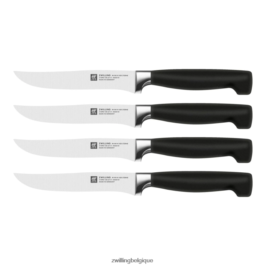 Zwilling ensemble de couteaux à steak quatre étoiles 4 pièces coutellerie 206XHX38