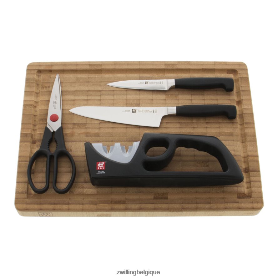 Zwilling quatre étoiles 5 pièces, ensemble de planches à découper coutellerie 206XHX400