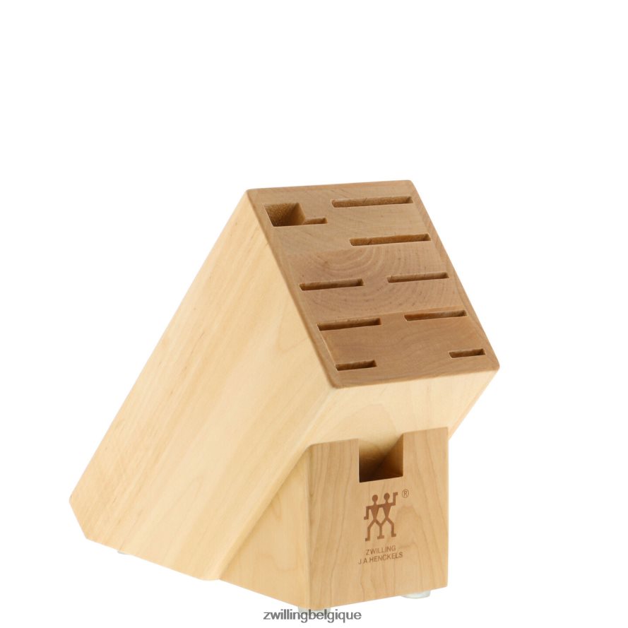 Zwilling quatre étoiles 8 pièces, ensemble de blocs de couteaux, naturel coutellerie 206XHX2