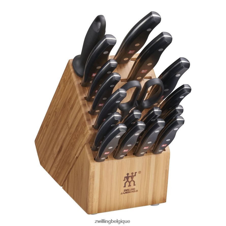 Zwilling Twin Signature 19 pièces, ensemble de blocs de couteaux coutellerie 206XHX360