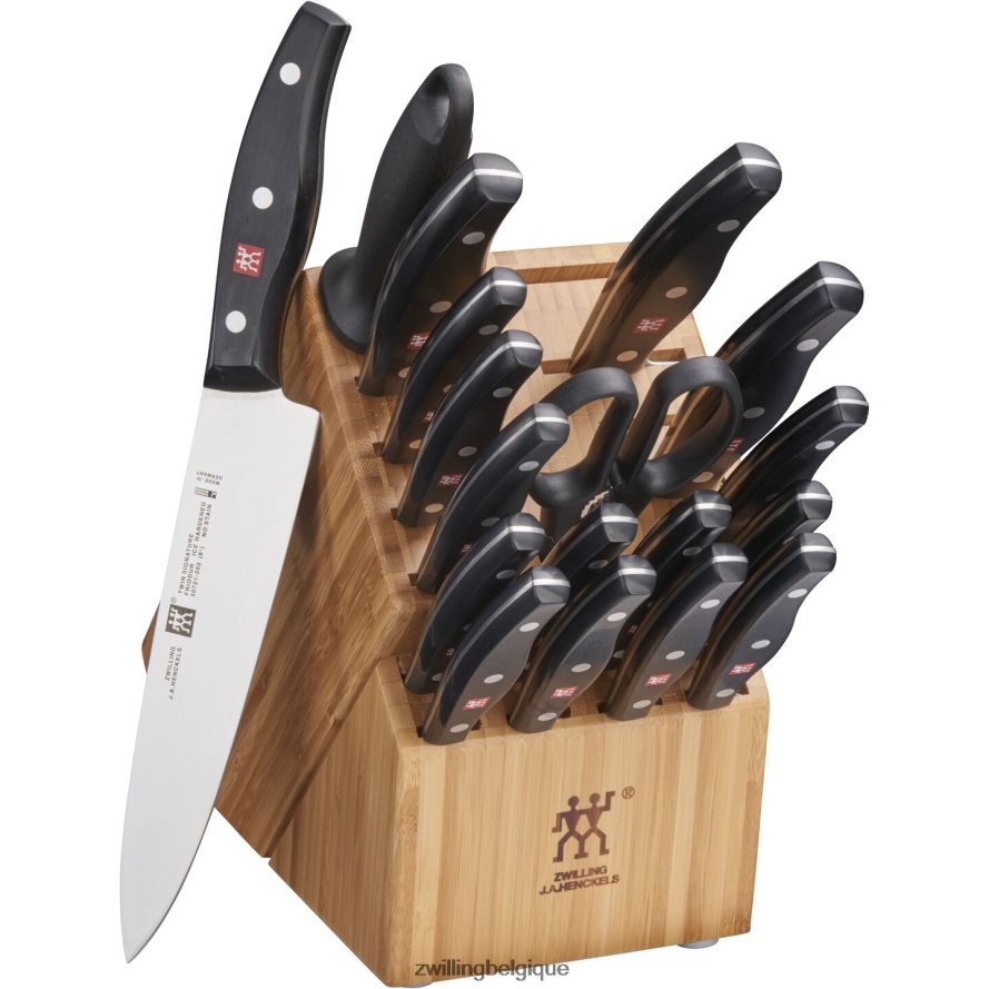 Zwilling Twin Signature 19 pièces, ensemble de blocs de couteaux coutellerie 206XHX360