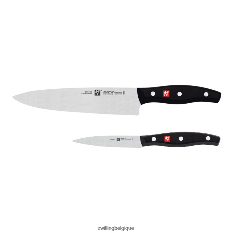 Zwilling Twin Signature 2 pièces, ensemble de couteaux "les incontournables" coutellerie 206XHX173