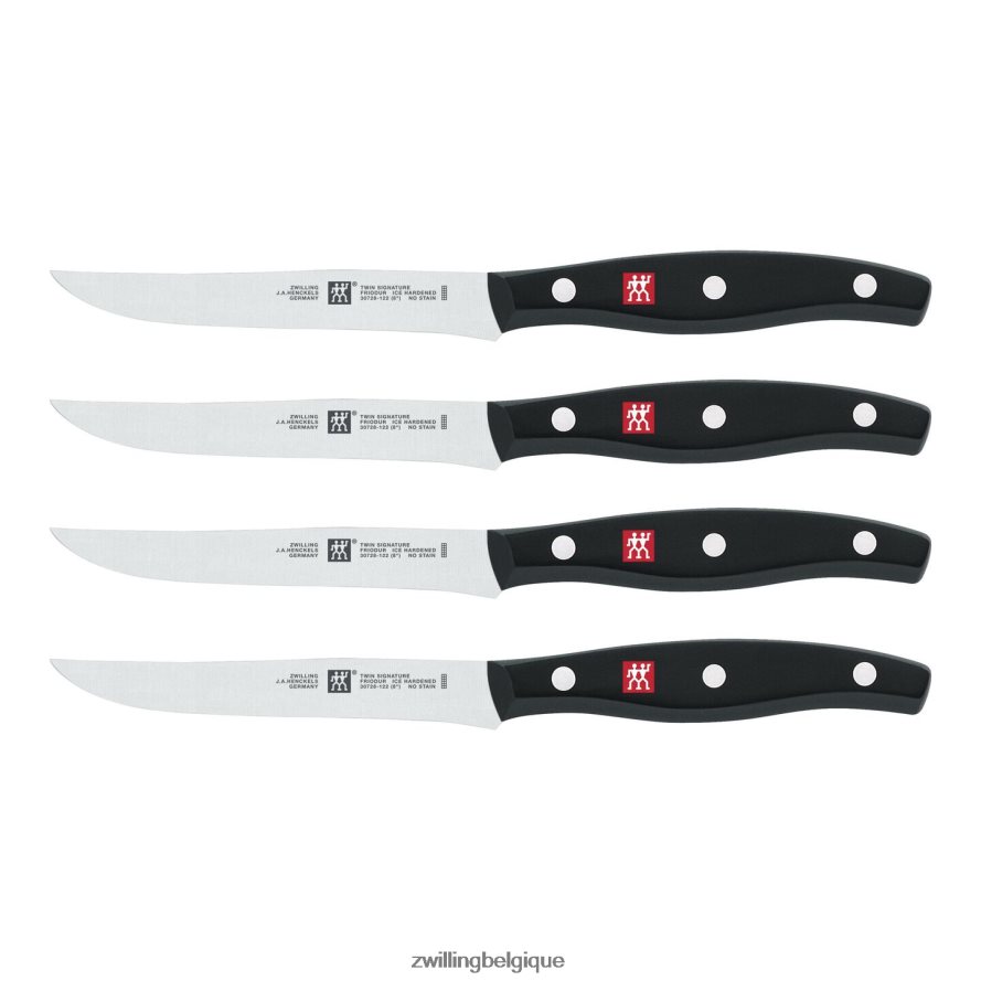Zwilling ensemble de couteaux à steak Twin Signature, 4 pièces coutellerie 206XHX149