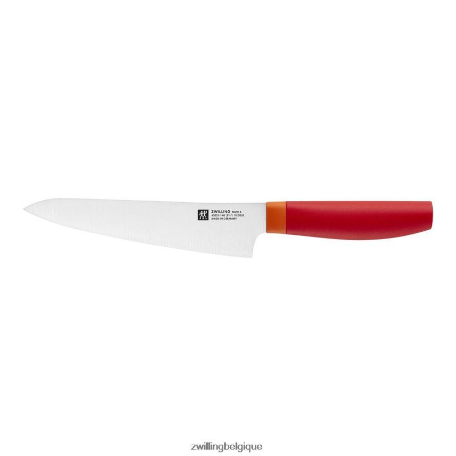 Zwilling maintenant 2 pièces, z maintenant ensemble complet, rouge coutellerie 206XHX135