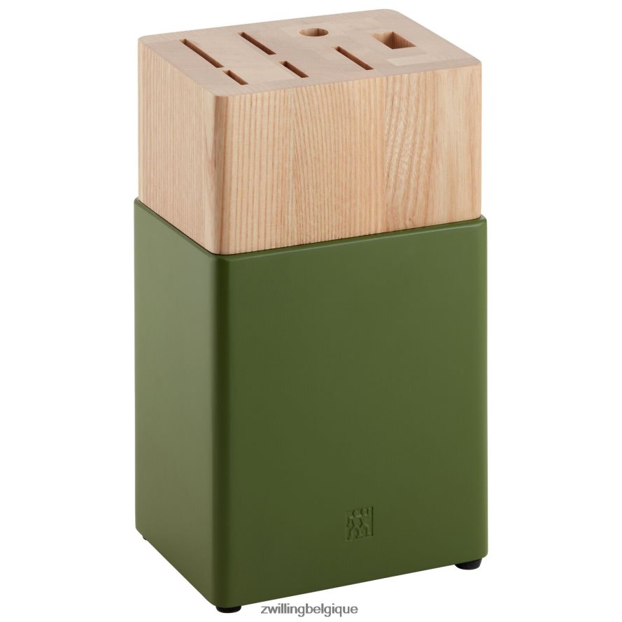 Zwilling now s 6 pièces, ensemble de blocs de couteaux z now s, vert lime coutellerie 206XHX377