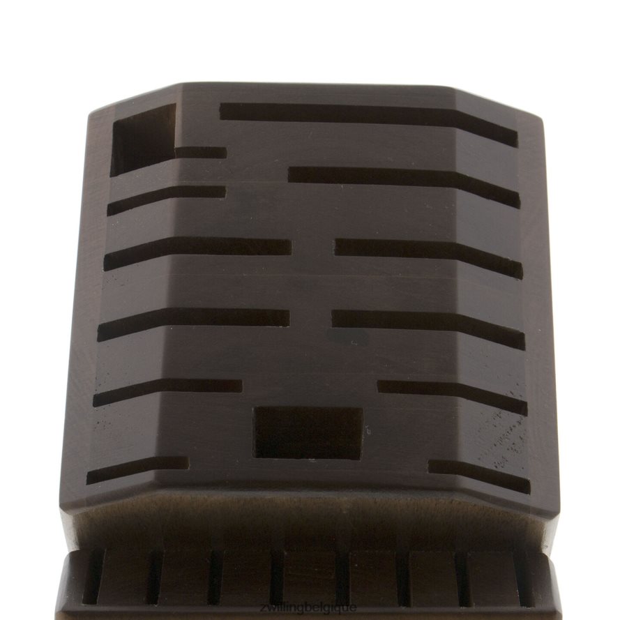 Zwilling pro 20 pcs, jeu de blocs à couteaux, marron coutellerie 206XHX372