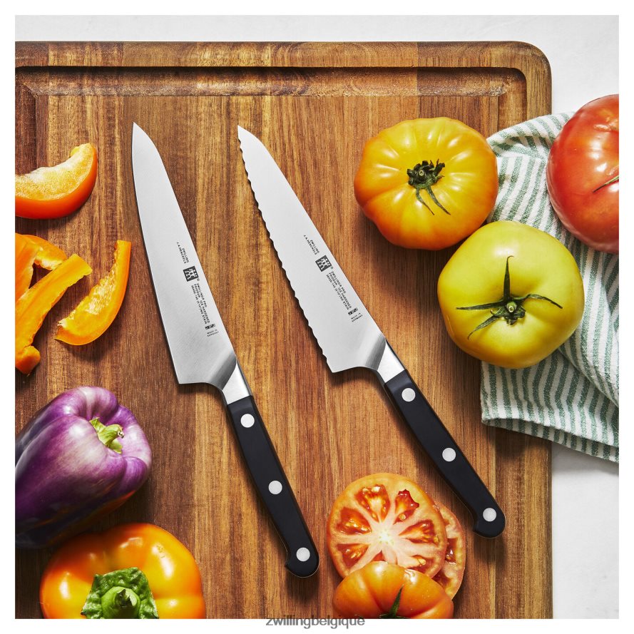 Zwilling pro 2 pièces, ensemble de couteaux de préparation coutellerie 206XHX121