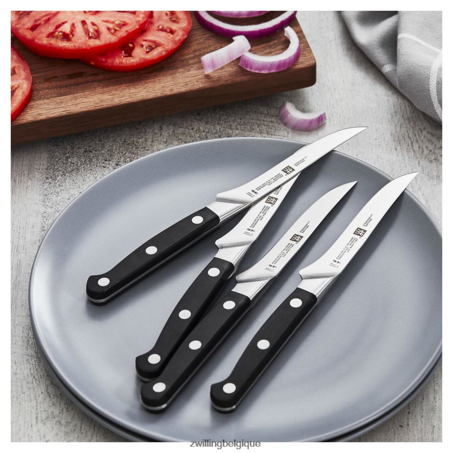 Zwilling pro 4 pièces, ensemble de couteaux à steak coutellerie 206XHX18