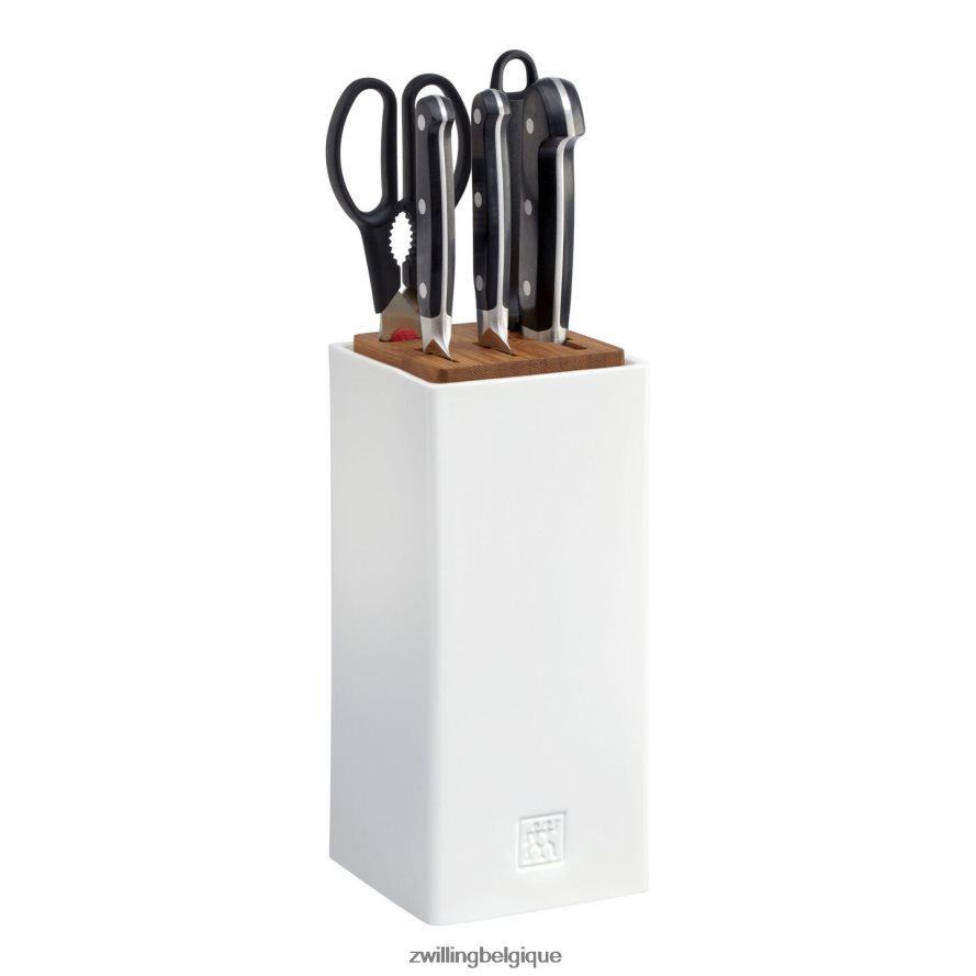 Zwilling pro 6 pièces, jeu de blocs dans un bloc en céramique coutellerie 206XHX246