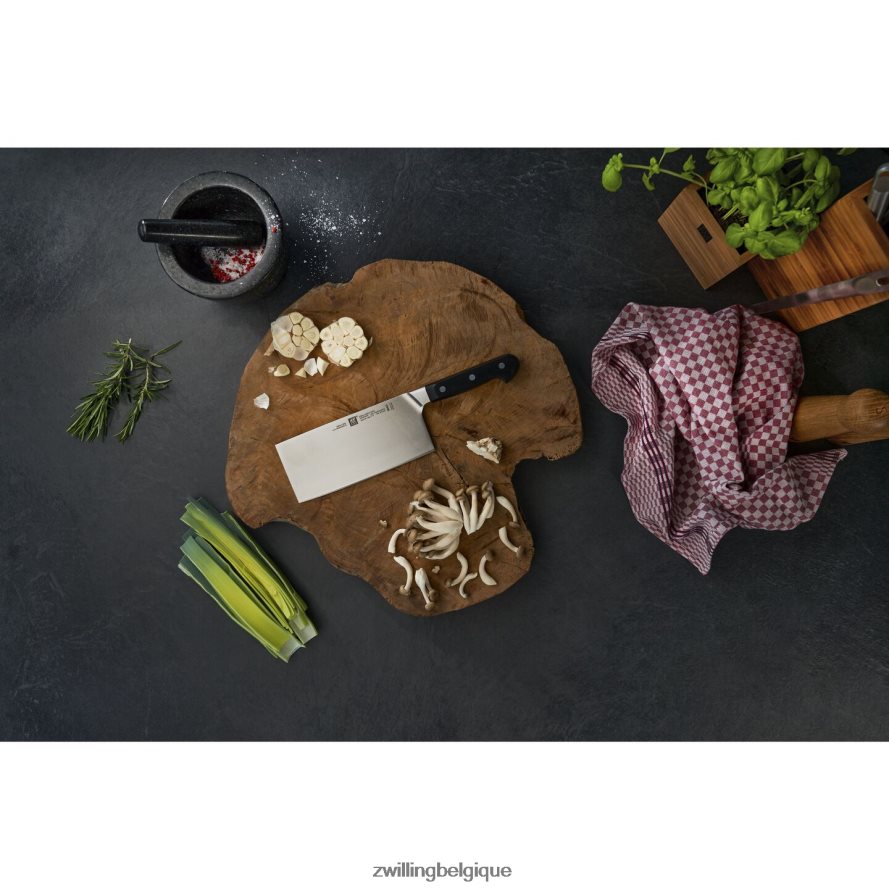 Zwilling pro 7 pouces, couteau de chef chinois/couperet à légumes coutellerie 206XHX17