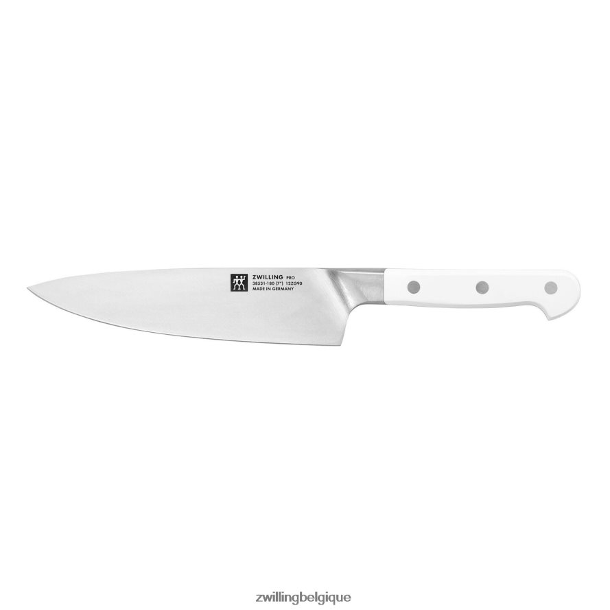 Zwilling pro le blanc 7 pouces, couteau de chef fin coutellerie 206XHX19