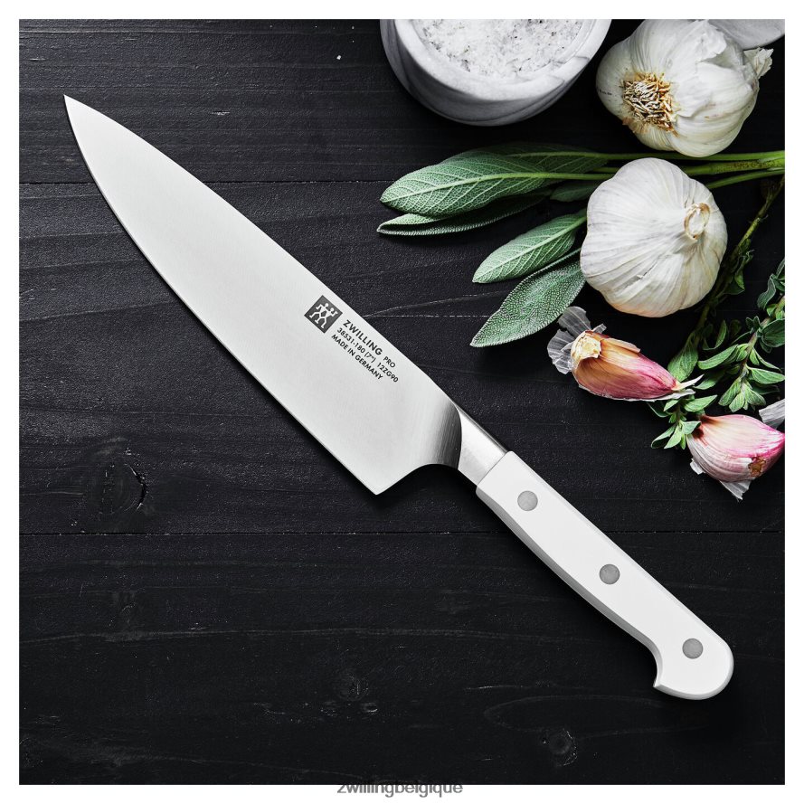 Zwilling pro le blanc 7 pouces, couteau de chef fin coutellerie 206XHX19