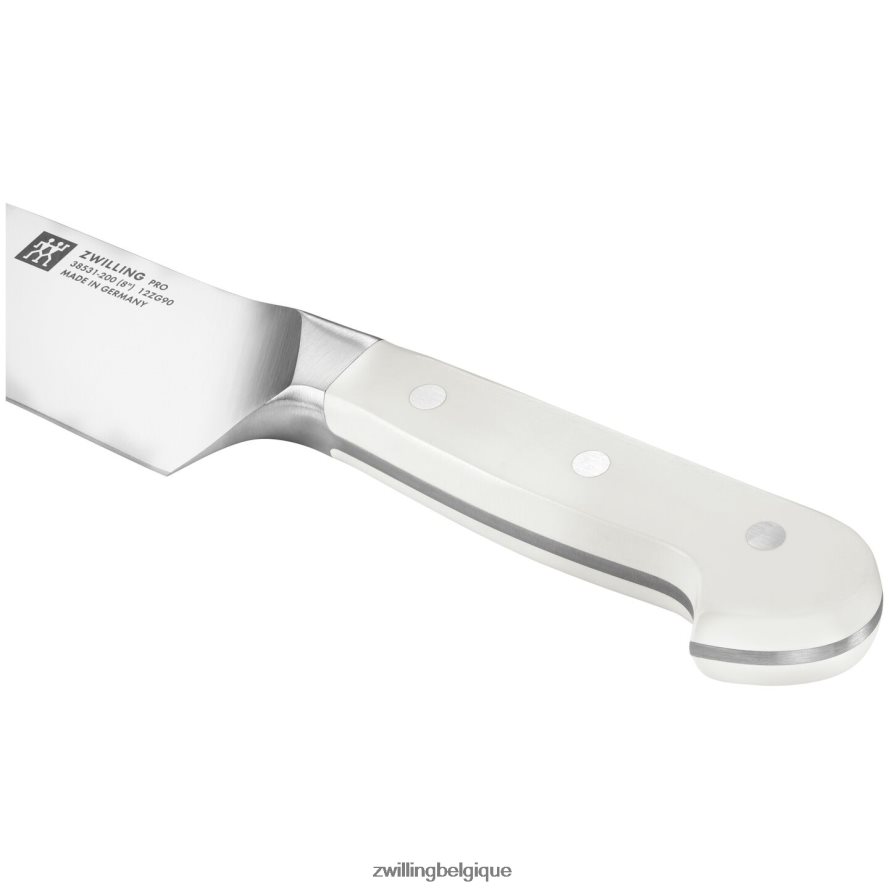Zwilling pro le blanc 8 pouces, couteau de chef coutellerie 206XHX72