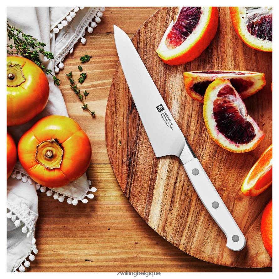 Zwilling pro le blanc couteau de préparation à bord fin de 5,5 pouces, bord fin coutellerie 206XHX208