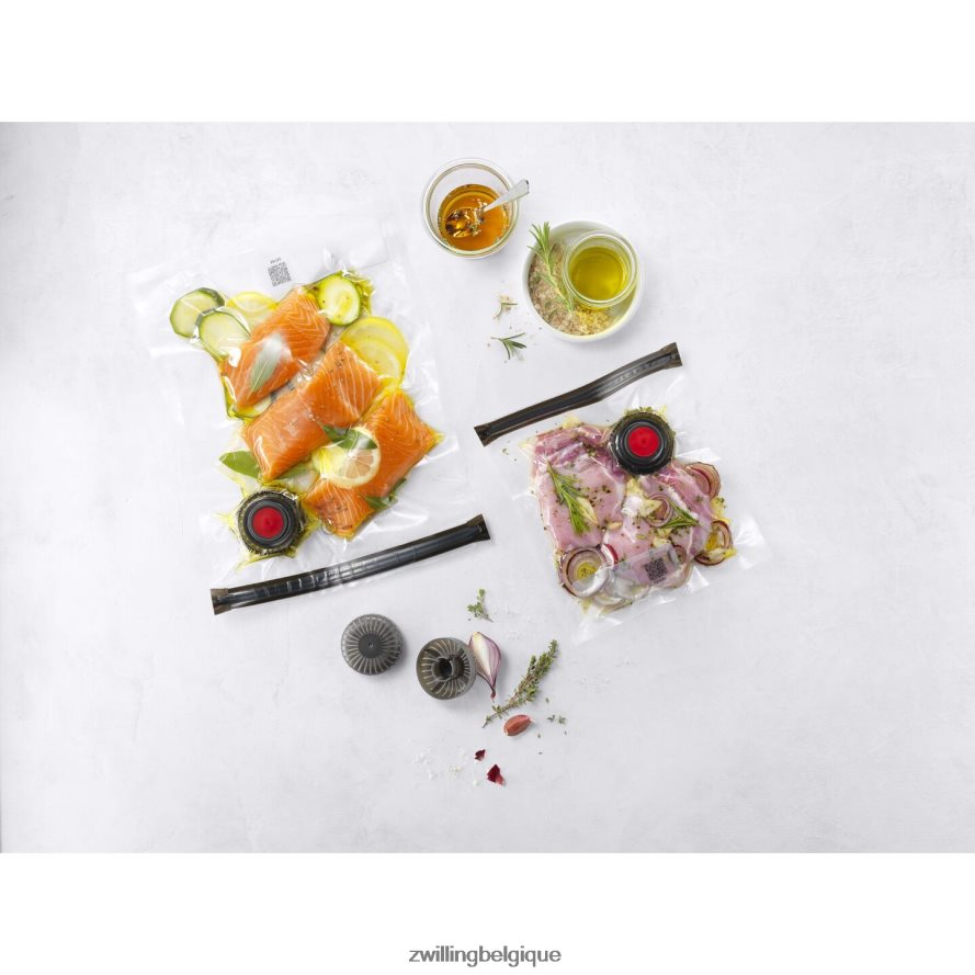 Zwilling Ensemble d\'accessoires pour aspirateur Fresh & Save, barrière contre les liquides, 6 pièces cuisine 206XHX453