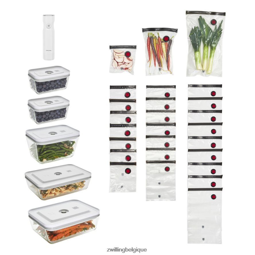 Zwilling Ensemble de démarrage sous vide Fresh & Save en verre, 32 pces cuisine 206XHX449