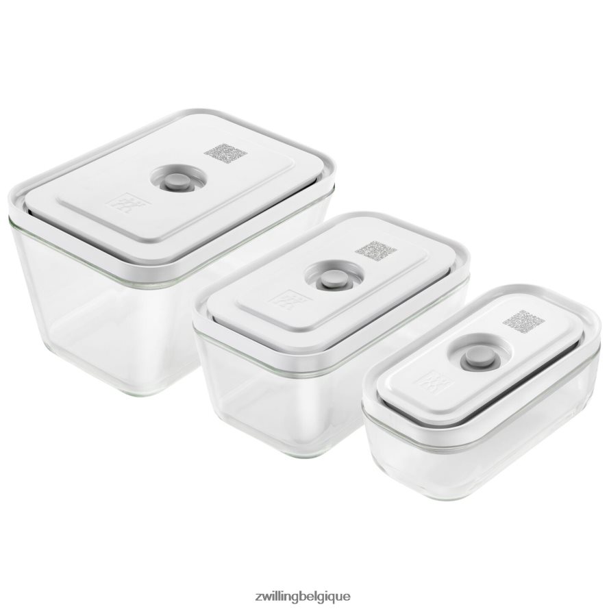 Zwilling Fresh & Save S/M/L / Set de 3 récipients sous vide, gris cuisine 206XHX451