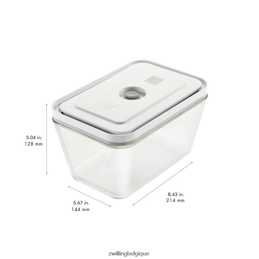 Zwilling Fresh & Save S/M/L / Set de 3 récipients sous vide, gris cuisine 206XHX451