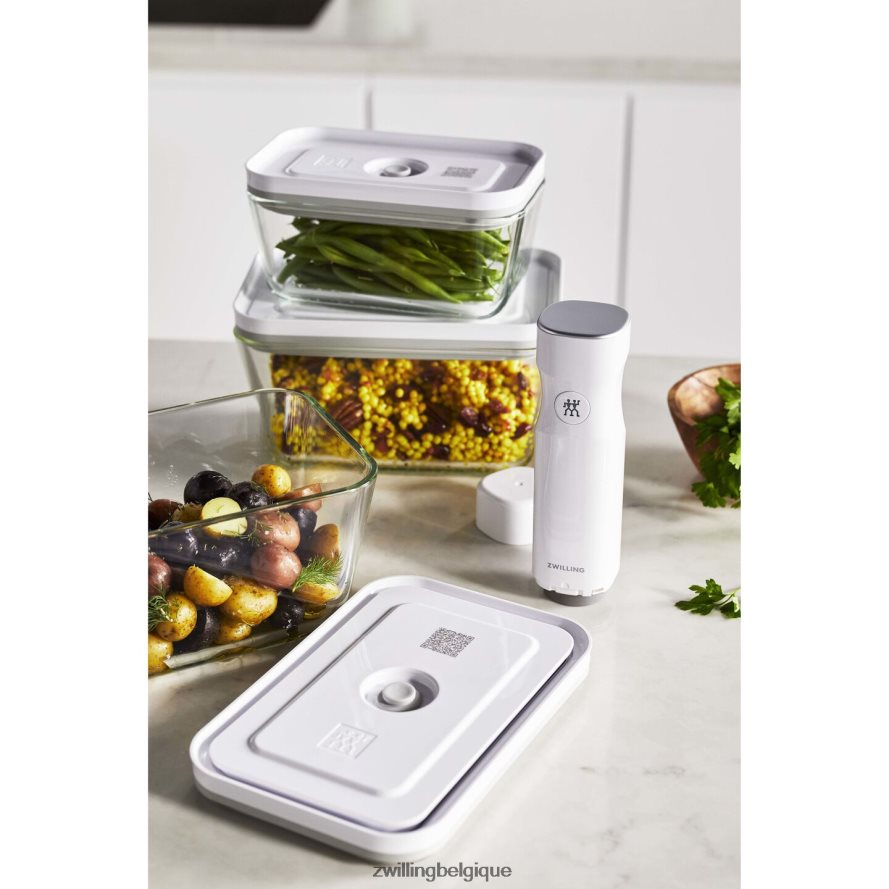 Zwilling Fresh & Save S/M/L / Set de 3 récipients sous vide, gris cuisine 206XHX451