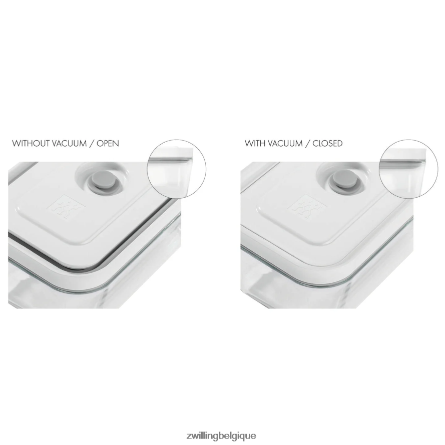 Zwilling Fresh & Save l récipient sous vide, verre, gris cuisine 206XHX469