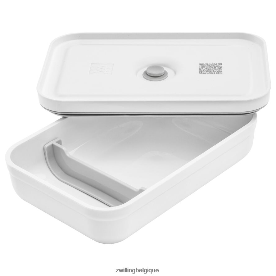Zwilling boîte à lunch plate sous vide Fresh & Save L, plastique, blanc-gris cuisine 206XHX514