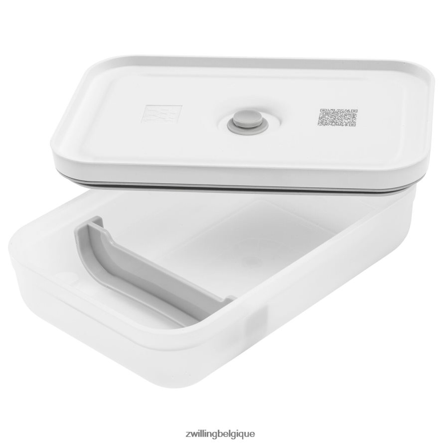 Zwilling boîte à lunch plate sous vide Fresh & Save L, plastique, gris semi-transparent cuisine 206XHX473