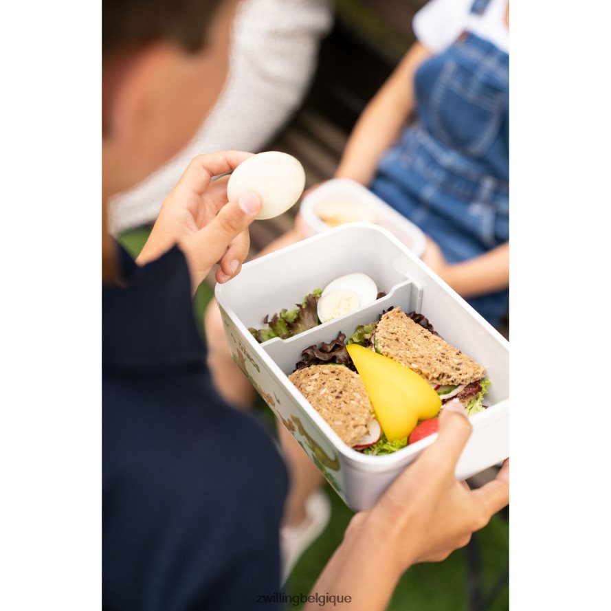 Zwilling boîte à lunch sous vide Fresh & Save L Dinos, plastique, blanc-gris cuisine 206XHX513