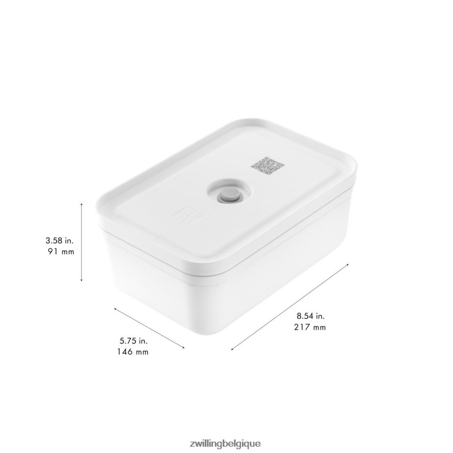 Zwilling boîte à lunch sous vide Fresh & Save L, plastique, blanc-gris cuisine 206XHX485
