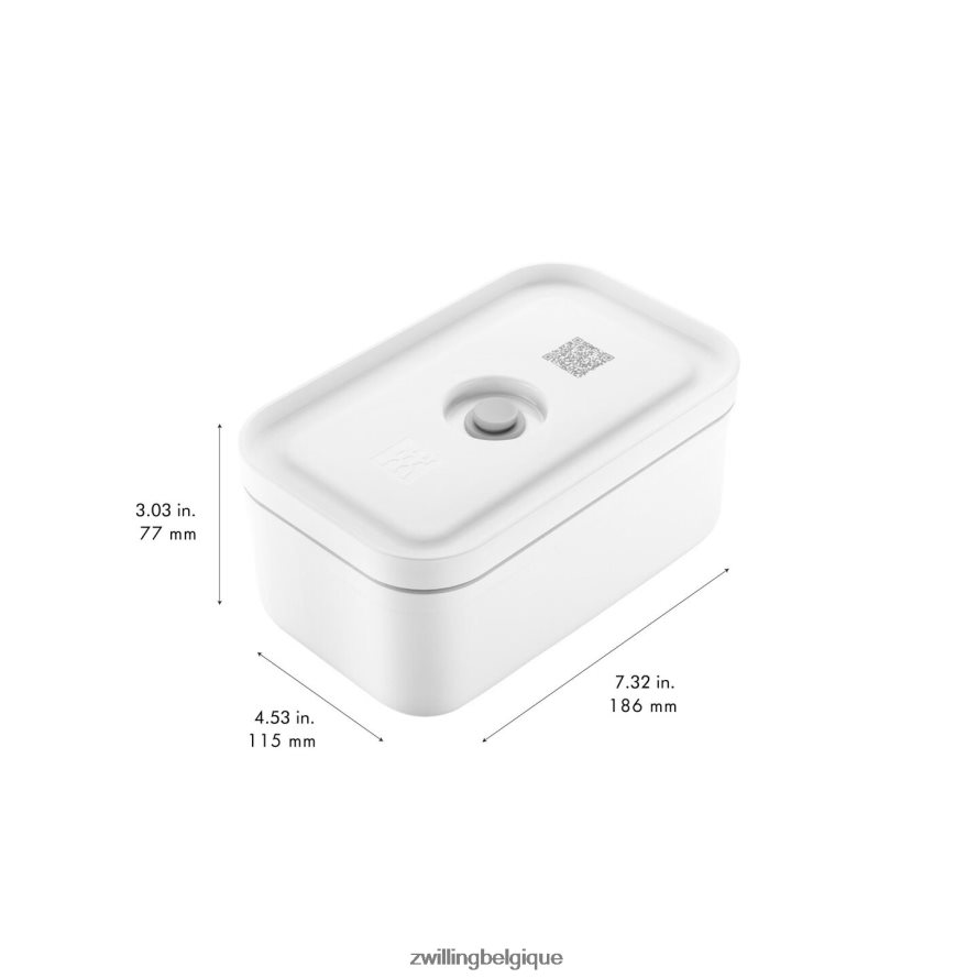 Zwilling boîte à lunch sous vide Fresh & Save M, plastique, blanc-gris cuisine 206XHX504