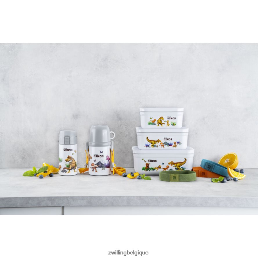 Zwilling boîte à lunch sous vide Fresh & Save S Dinos, plastique, blanc-gris cuisine 206XHX511