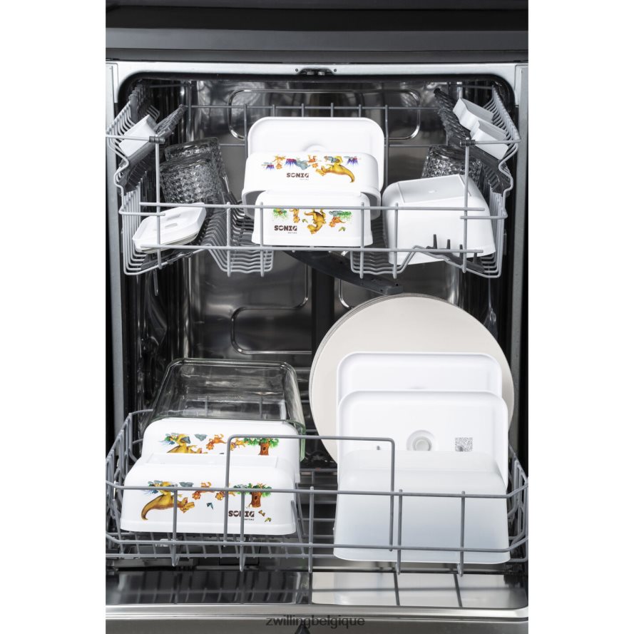 Zwilling boîte à lunch sous vide Fresh & Save S Dinos, plastique, blanc-gris cuisine 206XHX511