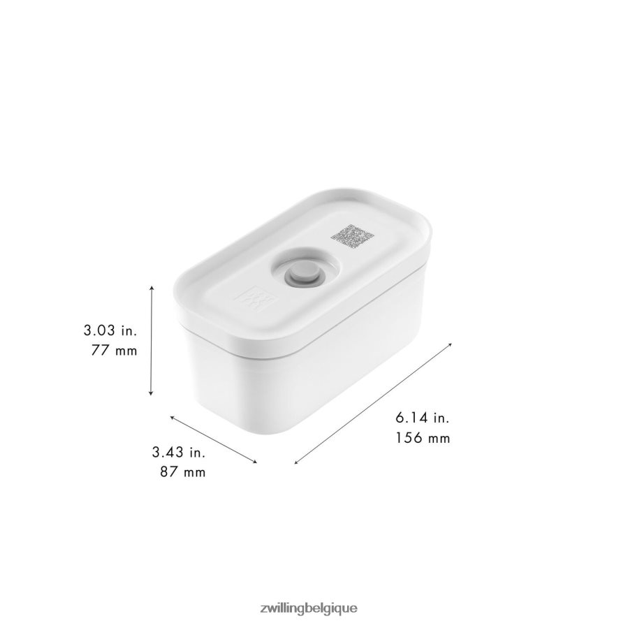 Zwilling boîte à lunch sous vide Fresh & Save S, plastique, blanc-gris cuisine 206XHX501