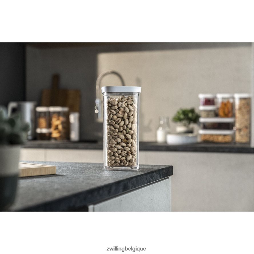 Zwilling contenant cube Fresh & Save 3s, 1,25 qt, transparent-blanc cuisine 206XHX499