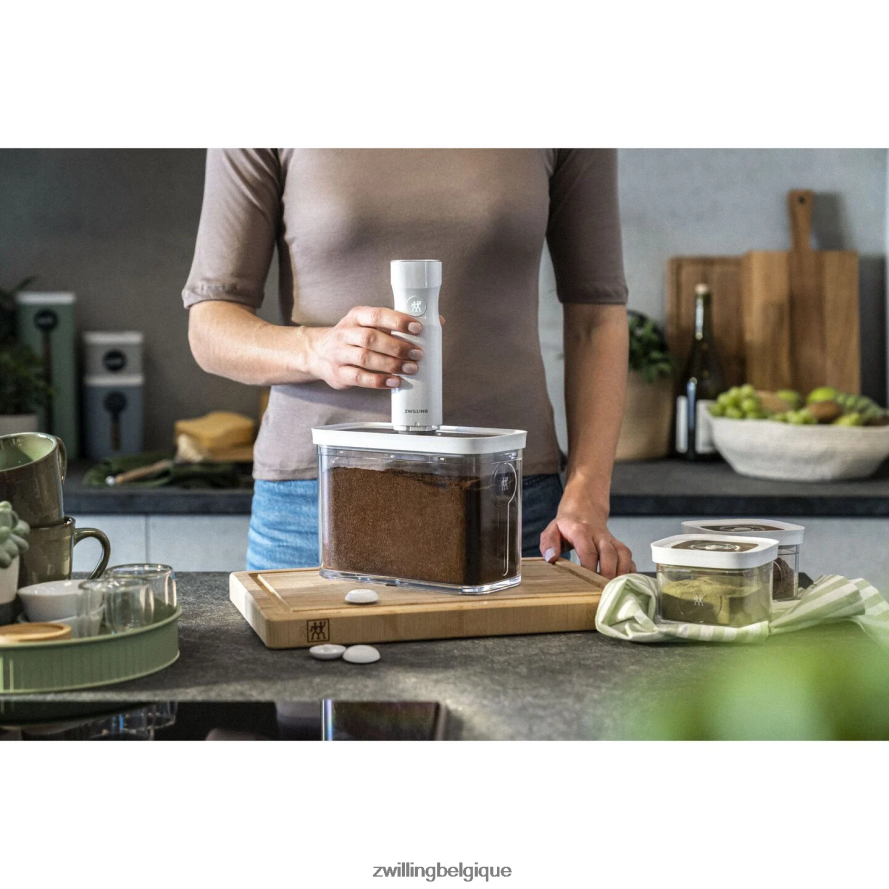 Zwilling conteneur cube Fresh & Save 3 m, 3 qt, transparent-blanc cuisine 206XHX468