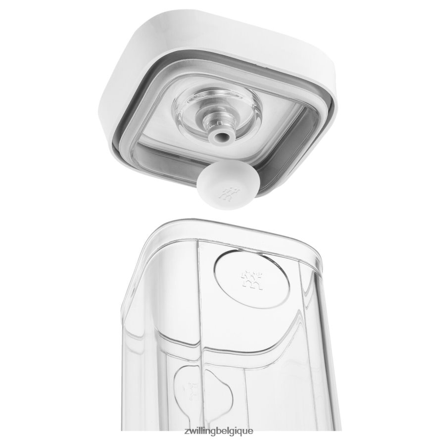 Zwilling ensemble de contenants cubes Fresh & Save 4s, 1,75 qt, transparent-blanc cuisine 206XHX490