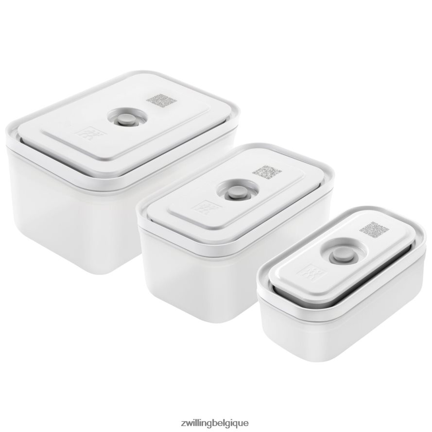 Zwilling fresh & save s/m/l / 3 pièces récipient sous vide, plastique, gris semi-transparent cuisine 206XHX476