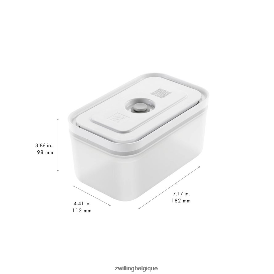 Zwilling fresh & save s/m/l / 3 pièces récipient sous vide, plastique, gris semi-transparent cuisine 206XHX476