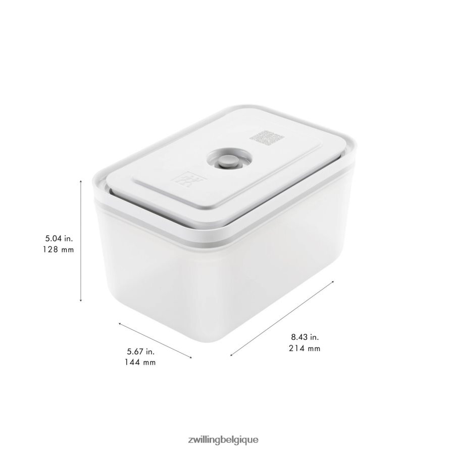 Zwilling fresh & save s/m/l / 3 pièces récipient sous vide, plastique, gris semi-transparent cuisine 206XHX476