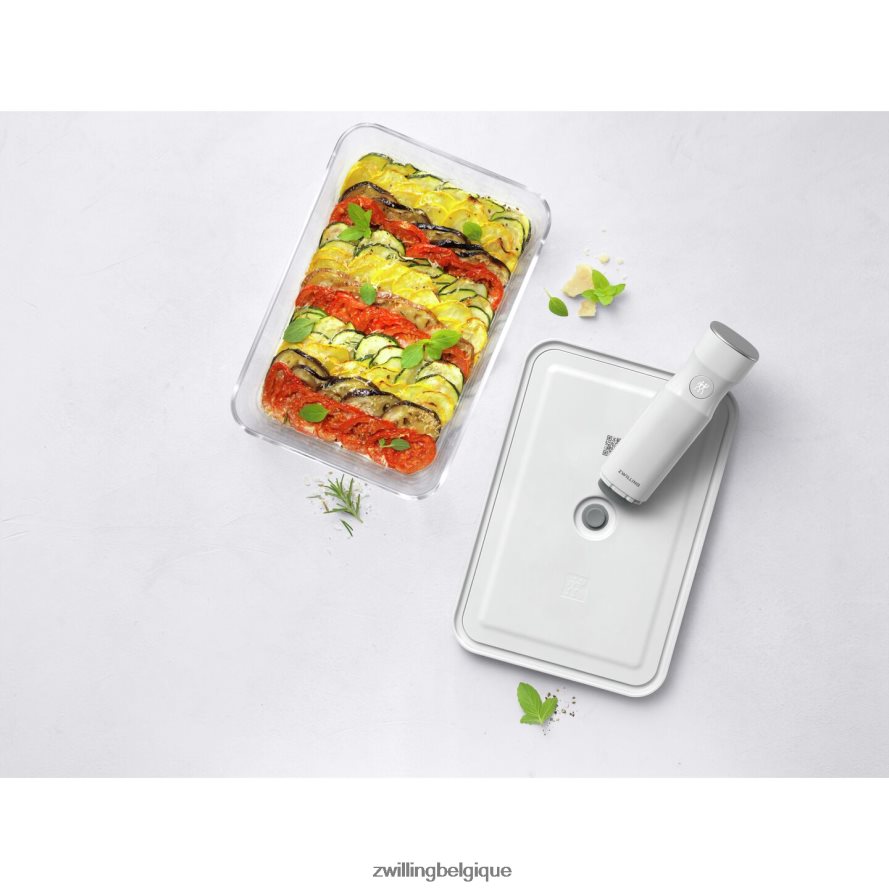 Zwilling plat à gratin sous vide Fresh & Save, verre, gris cuisine 206XHX461