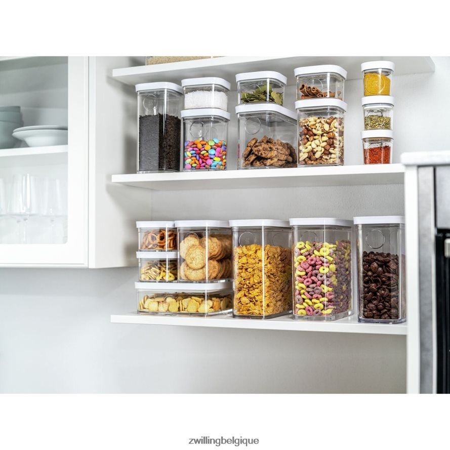 Zwilling récipient cube Fresh & Save L, 1,75 qt, transparent-blanc cuisine 206XHX475