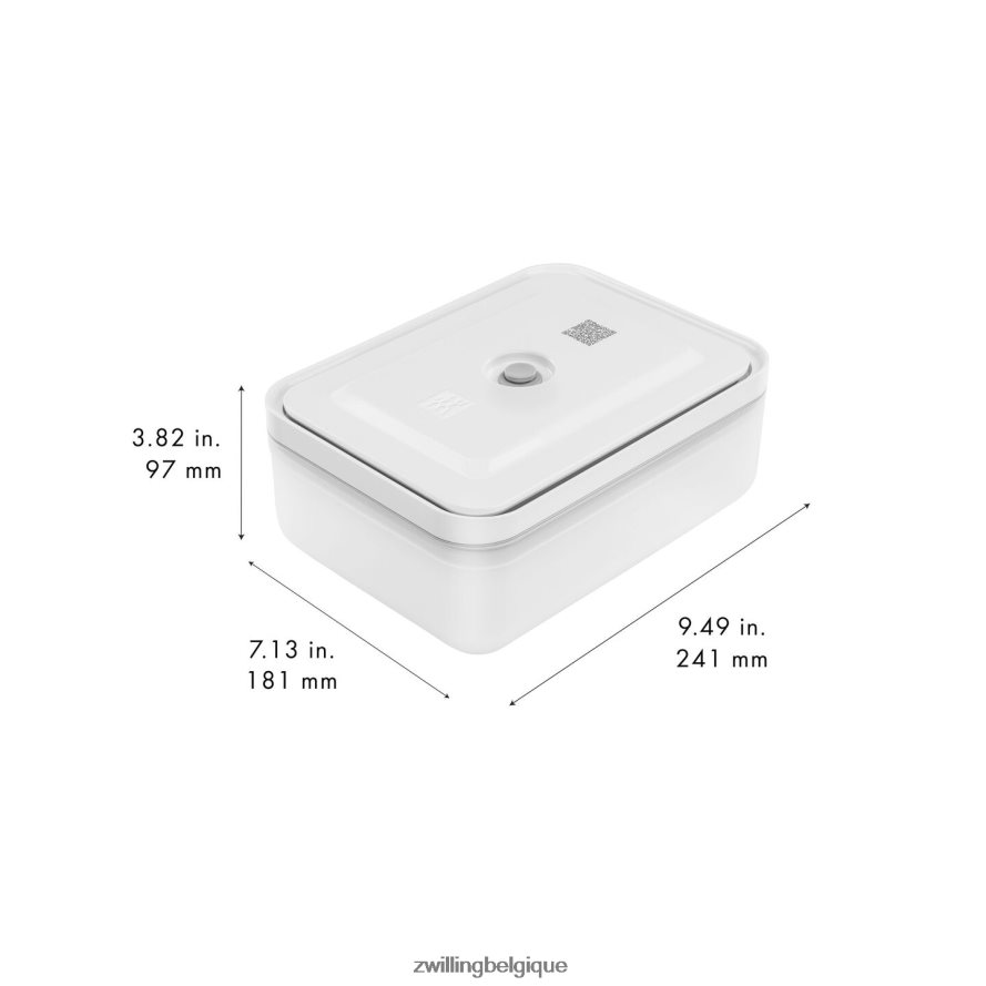 Zwilling récipient frigorifique sous vide Fresh & Save, plastique, gris semi-transparent cuisine 206XHX486