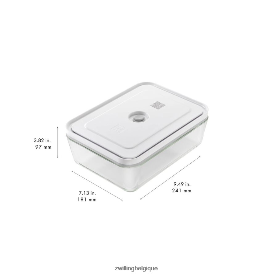 Zwilling récipient frigorifique sous vide Fresh & Save, verre, gris cuisine 206XHX472