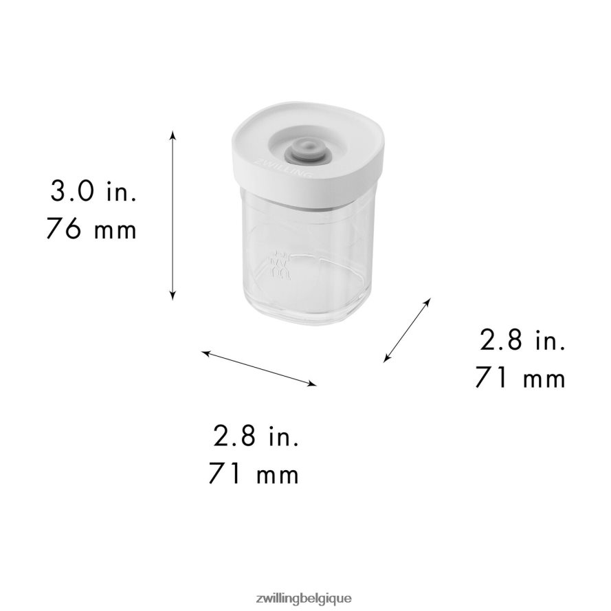 Zwilling set d\'épices cube Fresh & Save, xs / 3 pcs, transparent-blanc cuisine 206XHX465