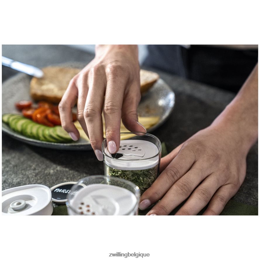 Zwilling set d\'épices cube Fresh & Save, xs / 3 pcs, transparent-blanc cuisine 206XHX465