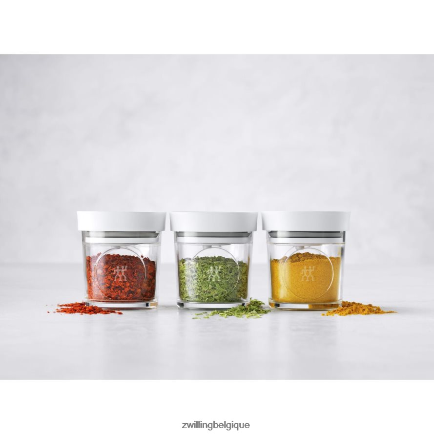 Zwilling set d\'épices cube Fresh & Save, xs / 3 pcs, transparent-blanc cuisine 206XHX465
