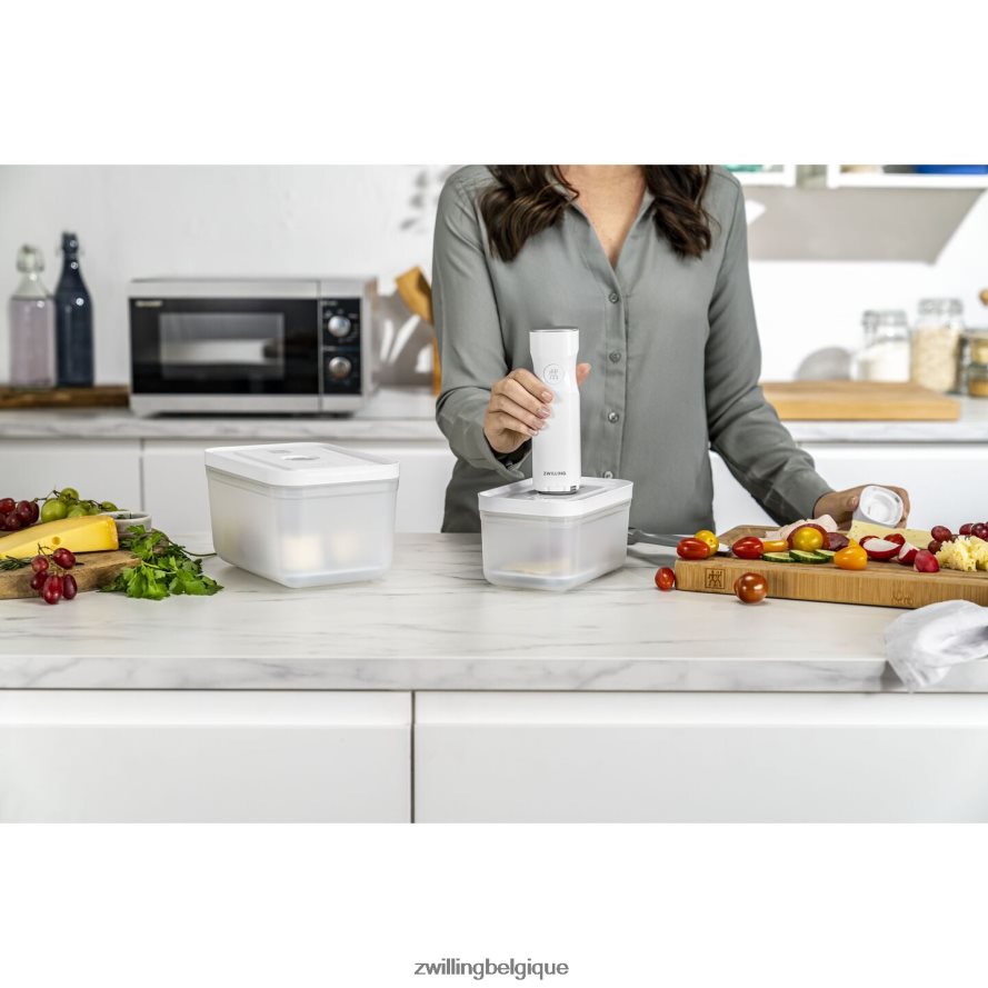 Zwilling set de bacs d\'égouttage Fresh & Save pour récipients en plastique, m/l / 2 pièces cuisine 206XHX494