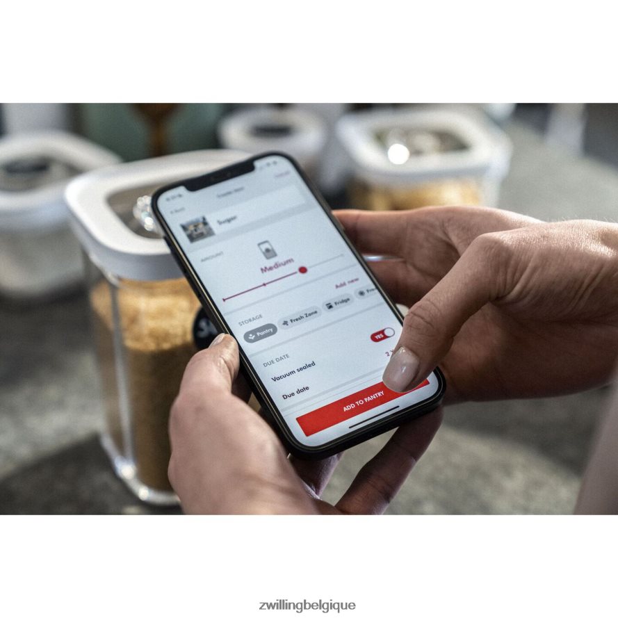 Zwilling set de récipients cubes Fresh & Save avec pompe à vide, petit, 7 pièces, blanc transparent cuisine 206XHX525