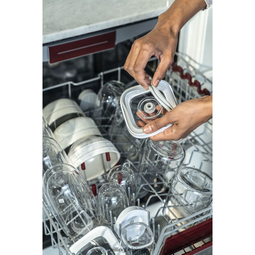 Zwilling set de récipients cubes Fresh & Save, m / 5 pièces, transparent-blanc cuisine 206XHX460