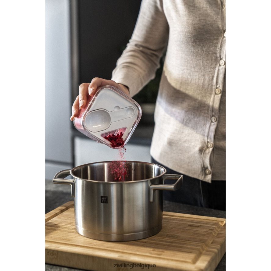 Zwilling set de récipients cubes Fresh & Save, s / 6 pcs, transparent-blanc cuisine 206XHX454